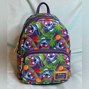 Loungefly x Disney Stitch Hula Aloha Pineapple Limited Edition Backpack